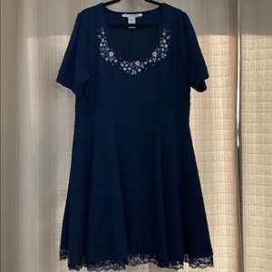 American Rag Cie Dress with Lace Hem
